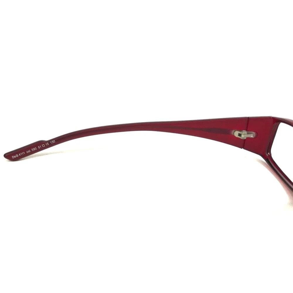 Dolce & Gabbana Eyeglasses Frames D&G4111 col.590 Burgundy Rectangle 51-15-150